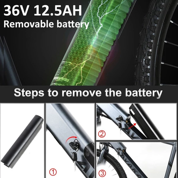 AVAKA R3 700C 350W elektromos kerékpár pedálasszisztenssel - Zöld