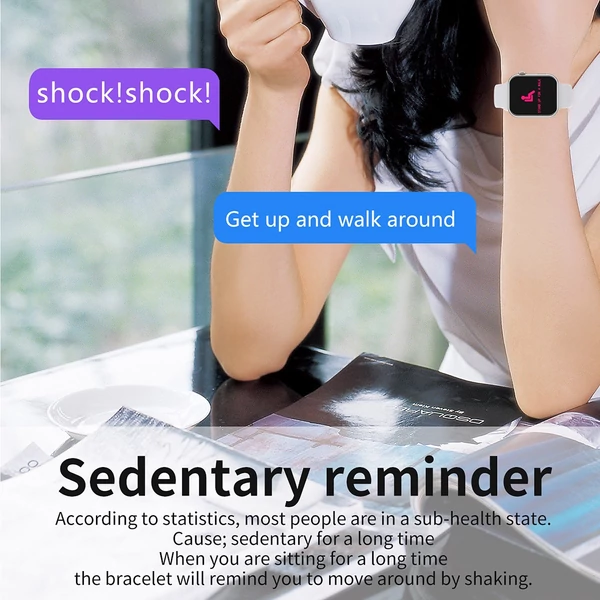 F10 IP67 Okos karkötő - Fekete