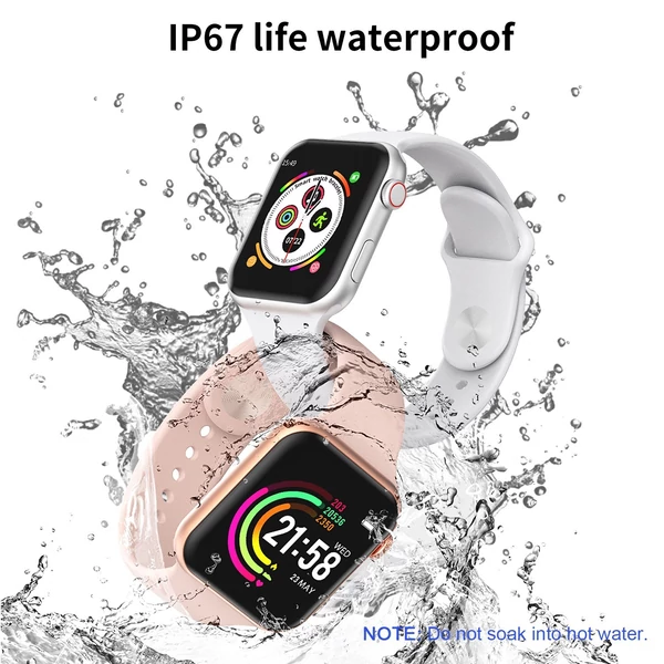 F10 IP67 Okos karkötő - Fekete