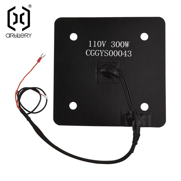 Artillery szilikon fűtött ágy 220x220 mm 300 W szigetelő pamut szőnyeggel az Artillery Genius 3D nyomtatóhoz - 110V