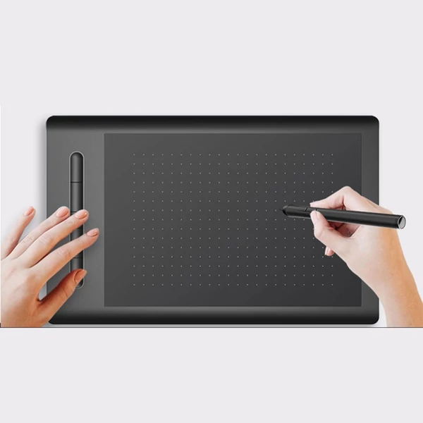 WP9625N grafikus rajztábla 8192 szintű nyomásérzékenység 5080LPI felbontás 230PPS olvasási sebesség USB csatlakozás