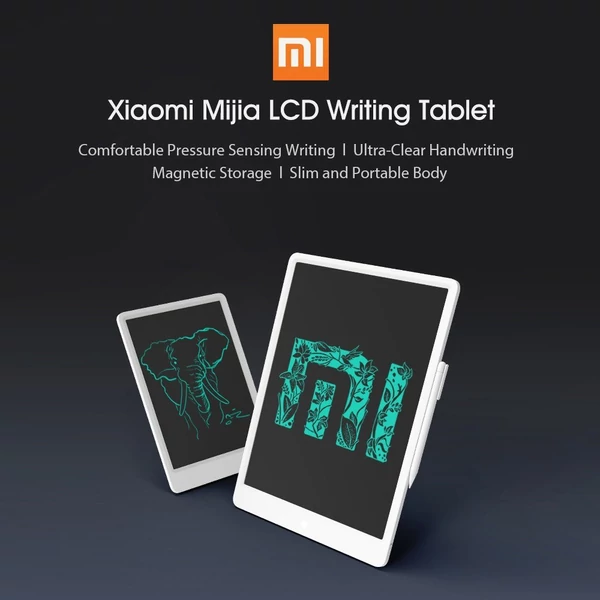 Xiaomi Mijia LCD írótábla tollal. Digitális rajz, elektronikus kézírás, üzenet - 13,5 hüvelykes