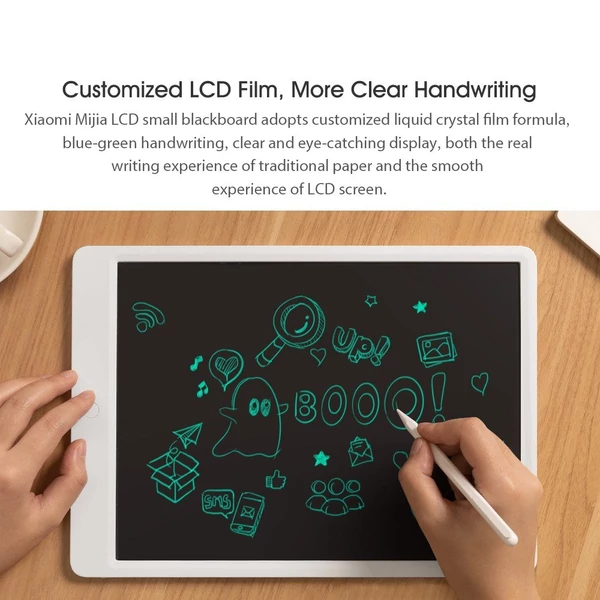 Xiaomi Mijia LCD írótábla tollal. Digitális rajz, elektronikus kézírás, üzenet - 20 hüvelykes