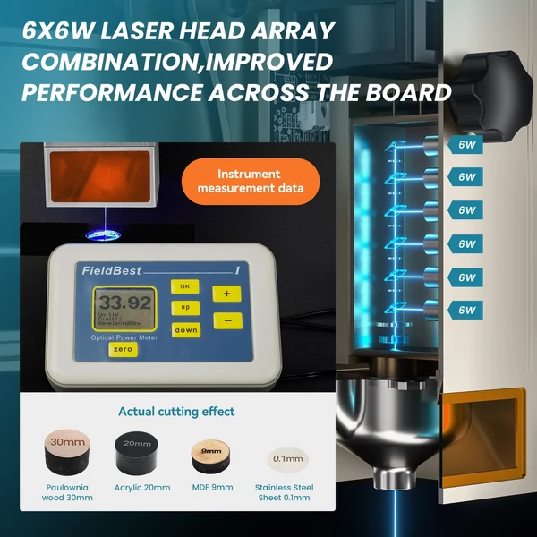 Atomstack S30 PRO 33W lézergravírozó F30 PRO Air Assist rendszerrel