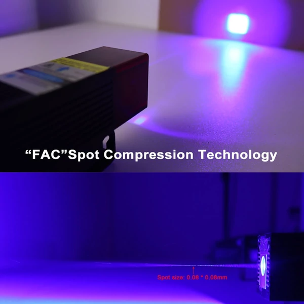 Lézergravírozó FAC Spot 10 W tömörítés