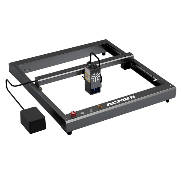 ACMER P2 33 W-os lézergravírozó automata levegő-rásegítő rendszerrel