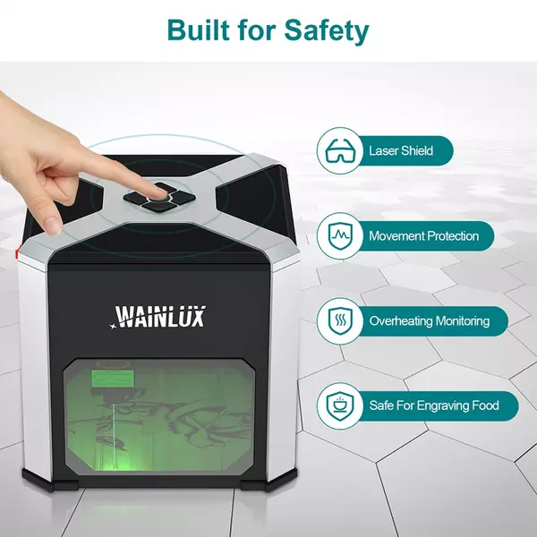 WAINLUX K6 hordozható lézergravírozó vágó jelölőgép