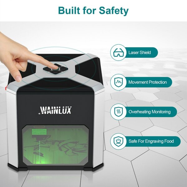 WAINLUX K6 hordozható lézergravírozó vágó jelölőgép