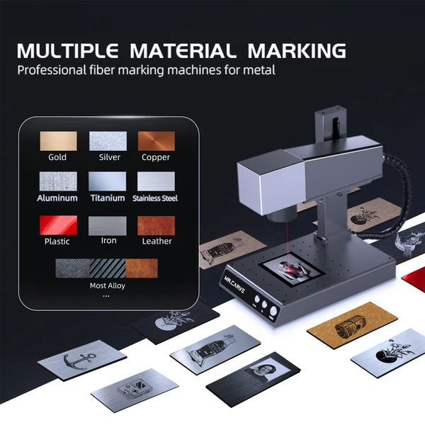 MR. CARVE M1 Pro lézergravírozó asztali jelölő, gravírozógép forgóhengerrel