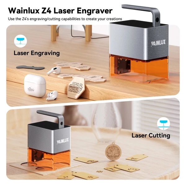 WAINLUX Z4 Mini lézeres marker, gravírozó 50x50mm gravírozási terület