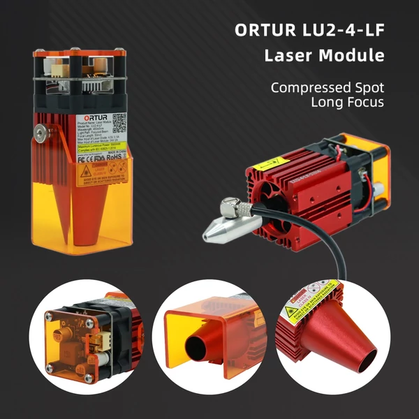 ORTUR LU2-4-LF 24V továbbfejlesztett lézermodul - 10W