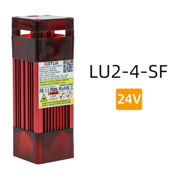 ORTUR LU2-4-LF 24V továbbfejlesztett lézermodul - 5W