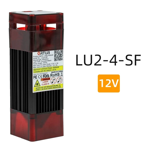 ORTUR LU2-4-SF 12V továbbfejlesztett lézer modul 