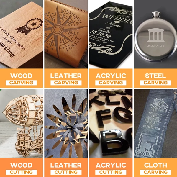 Sculpfun S9 lézergravírozó modul lézerfej gravírozógéphez lézervágó fa akril vágó fémgravírozás