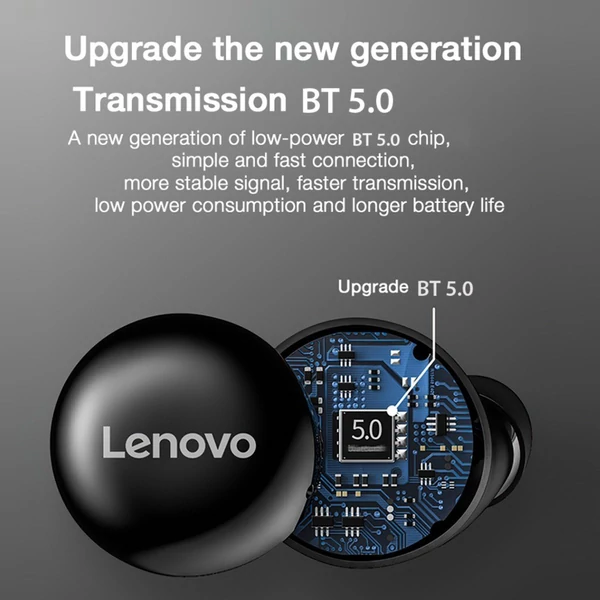 Lenovo LP11 BT5.0 True vezetéknélküli, fülbe helyezhető fülhallgató - Fehér