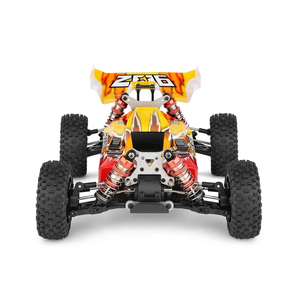 WLtoys XKS 144010 2,4 GHz-es 4WD terepjáró 75 km/h 1/14 versenyautó RTR fém alvázzal - Sárga