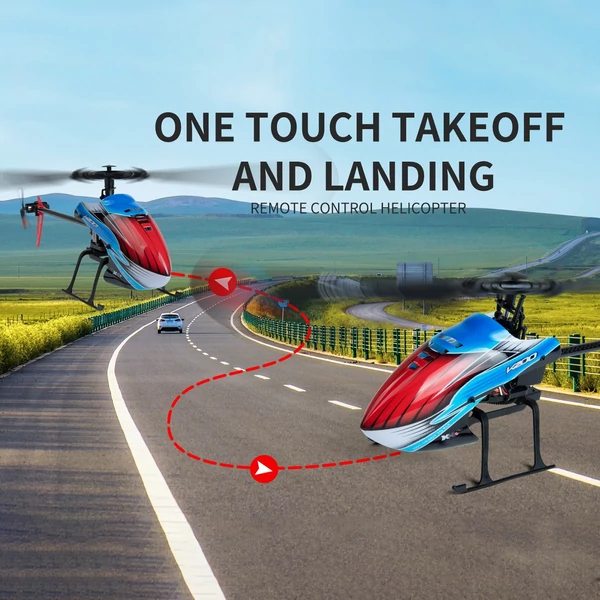 WLtoys K200 2,4 GHz-es távirányítós helikopter 6 tengelyes giroszkóp stabilizáló optikai áramlási pozicionálás