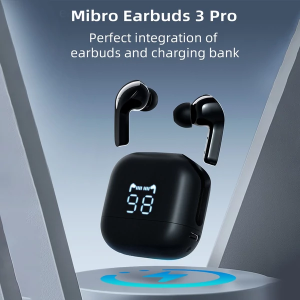 Mibro Earbuds 3 Pro vezeték nélküli BT V5.3 ENC zajszűrő fülhallgató