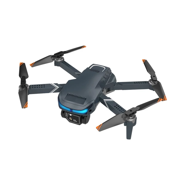 XT9 4K kamerás távirányítós mini drón akadályelhárító funkcióval, optikai áramlási pozicionáló kézmozdulatokkal fényképezés tárolótáskával - Sötét szürke, 3 akkumulátor