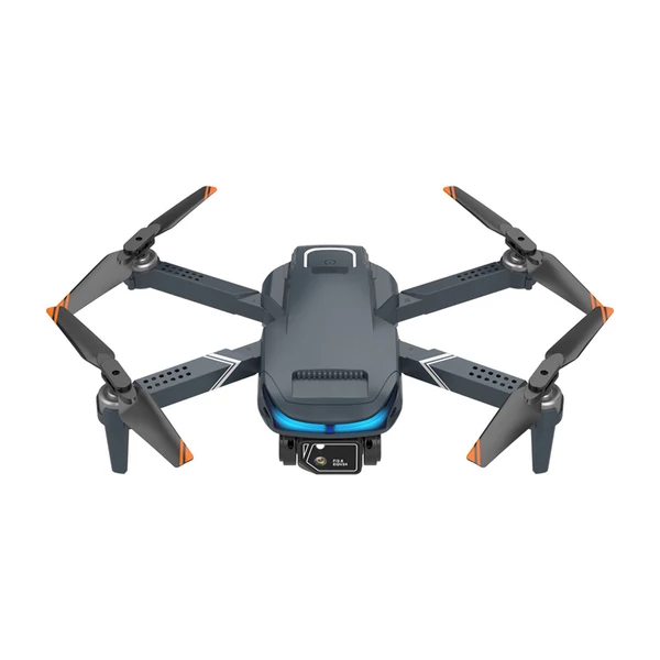 XT9 4K kamerás távirányítós mini drón akadályelhárító funkcióval, optikai áramlási pozicionáló kézmozdulatokkal fényképezés tárolótáskával - Sötét szürke, 3 akkumulátor