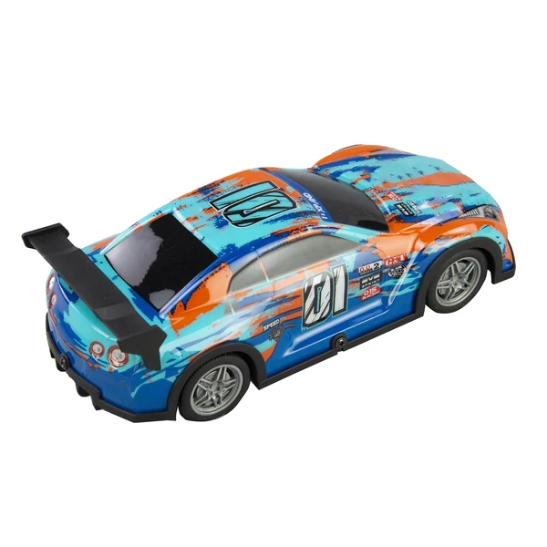 1/22 4WD távirányítós versenyautó RTR vakító fénnyel - Kék, 1 akkumulátor