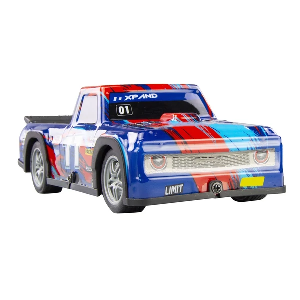1/22 4WD távirányítós versenyautó RTR vakító fénnyel - Kék, 2 akkumulátor