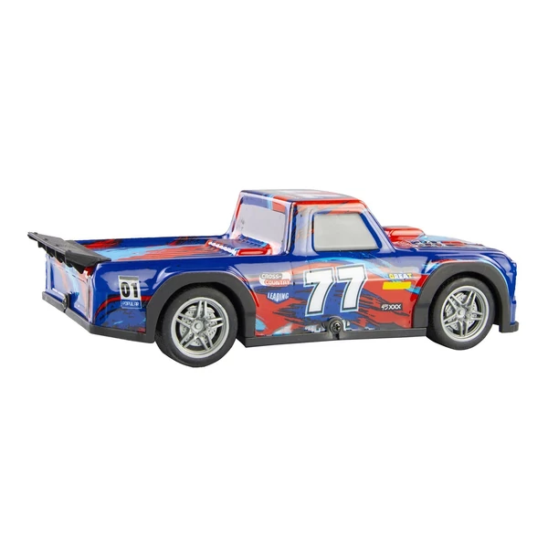 1/22 4WD távirányítós versenyautó RTR vakító fénnyel - Kék, 2 akkumulátor