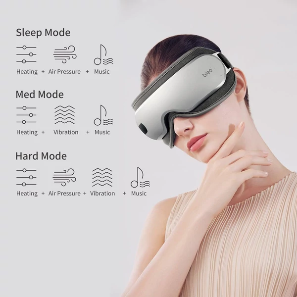 Breo isee-16 intelligens párnás szem Acupont masszírozó