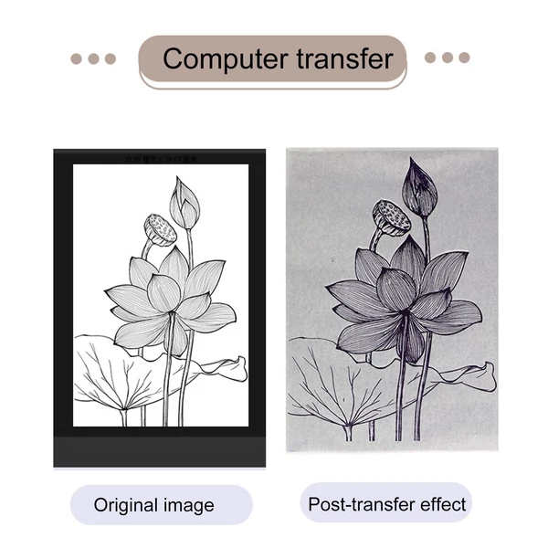 USB tetováló transzfer stencil gép 15 db tetováló papírral - Fehér