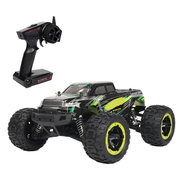SZ253-0202 2.4GHz 1/16 RC 4WD terepjáró 40km/h RTR - Zöld, 2 akkumulátor