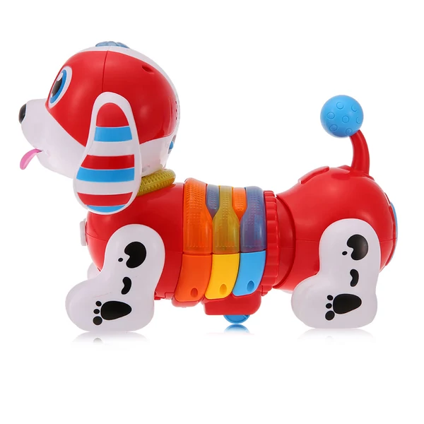 CANHUI TOYS BB396 IR RC Smart Sausage Dog Sing Dance Sétáló Robot Kutya Elektronikus Kisállat Oktató Gyerekjáték