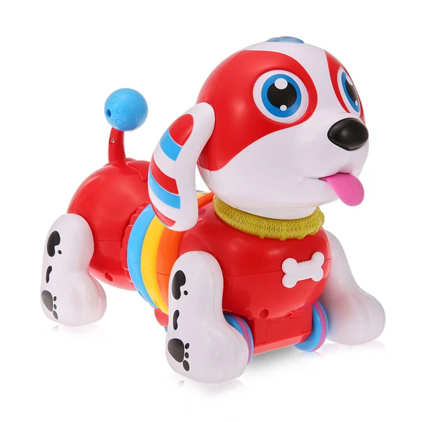 CANHUI TOYS BB396 IR RC Smart Sausage Dog Sing Dance Sétáló Robot Kutya Elektronikus Kisállat Oktató Gyerekjáték
