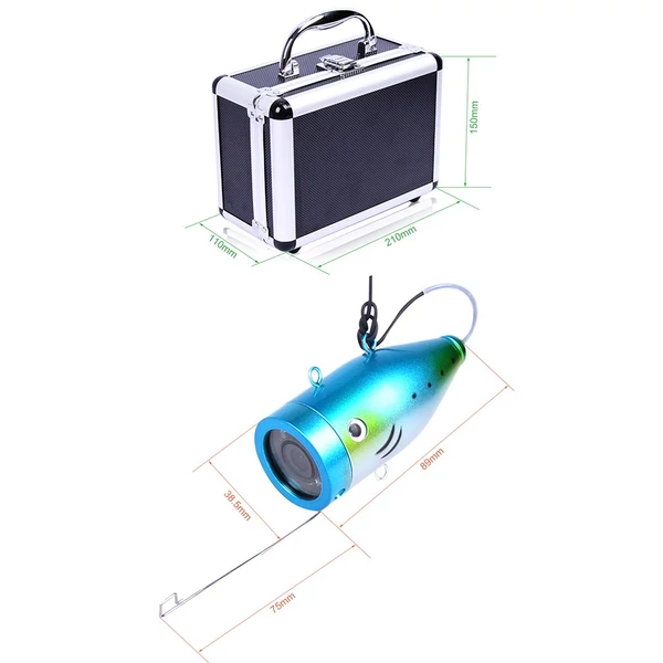 7 hüvelykes színes LCD monitor víz alatti horgászkamera