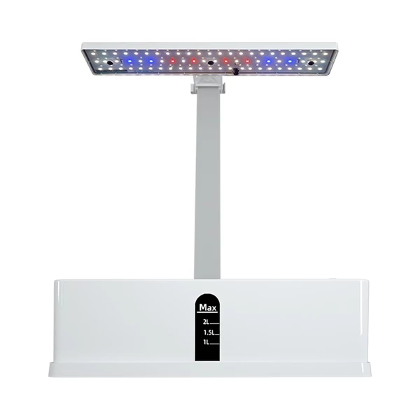 Intelligens hidroponikus beltéri termesztőrendszer 9 hüvelyes automatikus időzítés állítható 15 W-os LED növekedési lámpákkal 2 literes víztartály Intelligens vízszivattyú