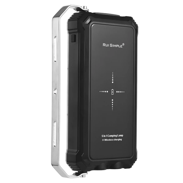 TOMSHOO LED kültéri kempinglámpás vezeték nélküli töltővel 20000mAh USB újratölthető