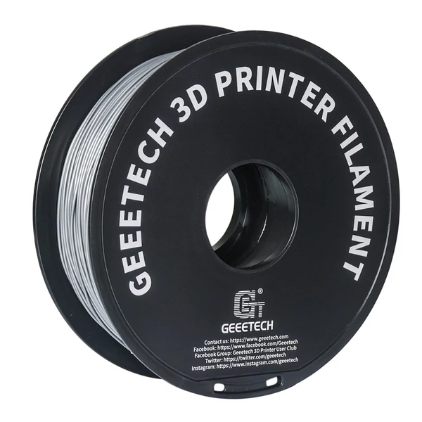 Geeetech PLA filament 3D nyomtatóhoz - Ezüst