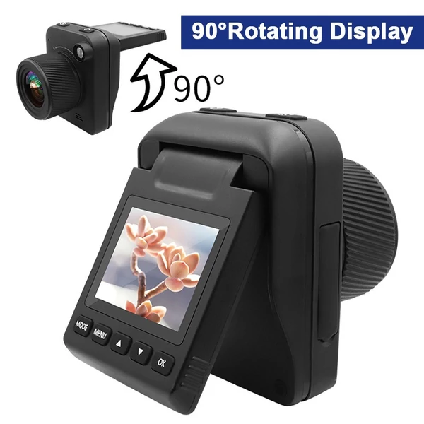 Kültéri időzített kamera 32 MP 4K vízálló felvevő 90 fokkal forgatható képernyővel