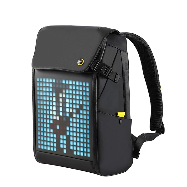 Divoom Backpack M LED képernyővel kültéri vízálló unisex hátizsák tevékenységhez, utazáshoz, egynapos kiránduláshoz