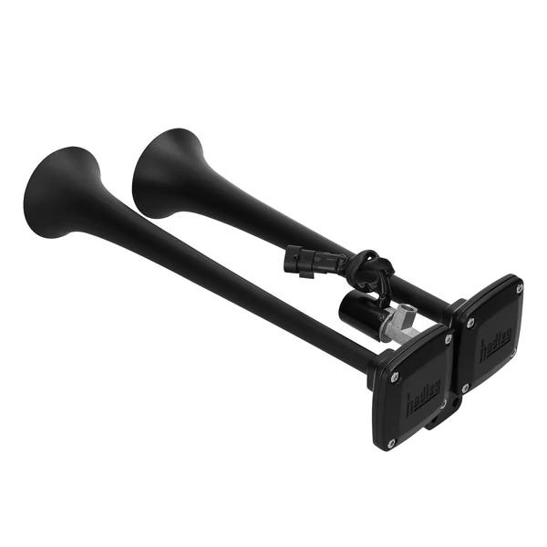 150 dB elektromos dupla trombita légkürt 12-24 V mágnesszeleppel teherautó lakóautó tengeri hajóhoz