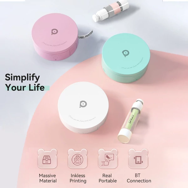 PeriPage L1 Plus címke készítő Mini zseb termál nyomtató - Zöld