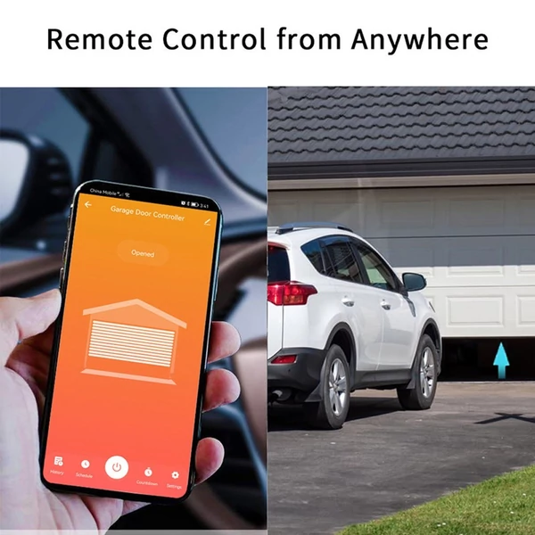 Tuya ZigBee garázsajtónyitó vezérlő mobiltelefon-alkalmazás távolról vezérelhető, kompatibilis az Alexa Google Home-al a hangvezérlés átjáróihoz