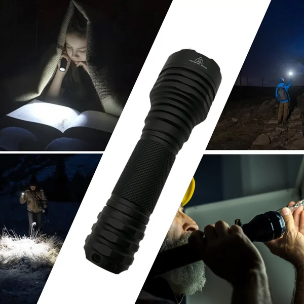 Erős LED-es zseblámpa - 5000K