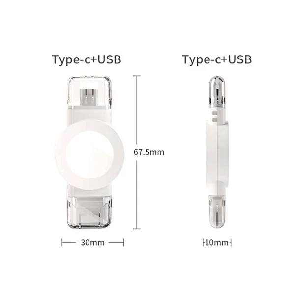 W98 hordozható Apple Watch Type-C USB vezeték nélküli töltő iWatch Ultra sorozathoz 8 7 SE 6 5 4 3 2 1 - Fekete