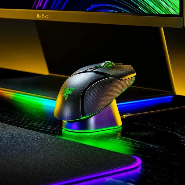 Razer V3 Pro vezeték nélküli RGB játékegér 30000 DPI optikai érzékelővel Chroma Hyperspeed Ergonomikus kialakítás 11 programozható gombbal - Fekete