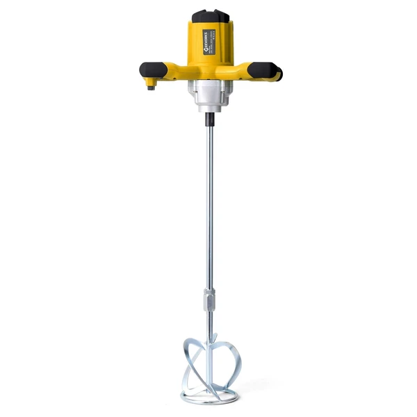 Hordozható 2600 W-os elektromos betonkeverő cementkeverő habarcs fugázó vakolat festékkeverő eszköz, 6 sebesség állítható