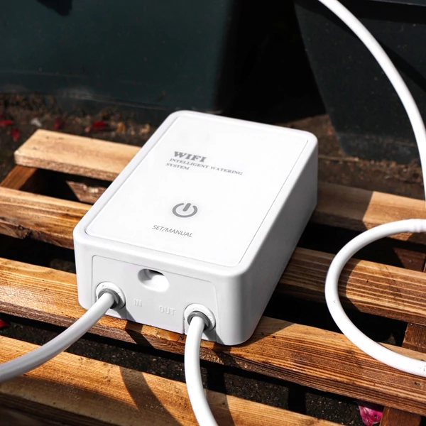 Tuya WIFI automatikus öntözőeszköz Intelligens időzített csepegtető öntözőrendszer támogatása Távoli APP vezérlés kerti terasz cserepes növényekhez