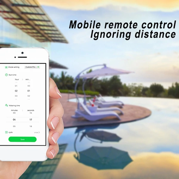 Tuya WIFI automatikus öntözőeszköz Intelligens időzített csepegtető öntözőrendszer támogatása Távoli APP vezérlés kerti terasz cserepes növényekhez
