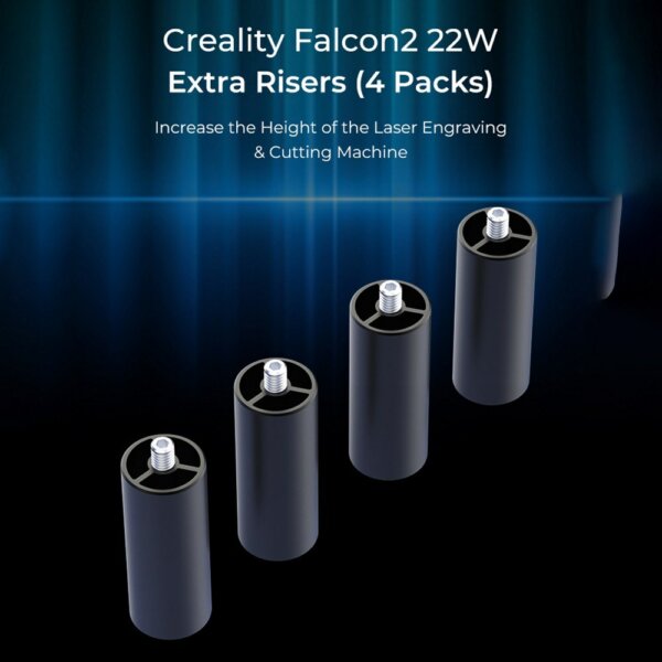 Creality 4db Falcon 2 Extra Risers alumínium magasító lézervágó és gravírozó géphez 56mm magasság/egyenként