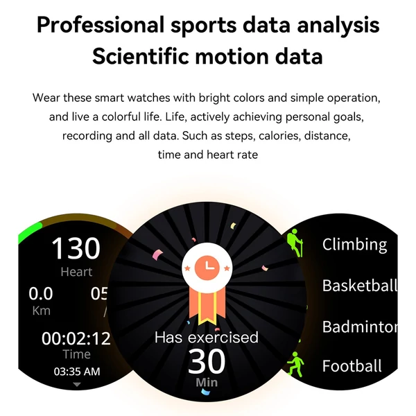 HK85 intelligens karkötős sportóra 1,43 hüvelykes AMOLED teljes érintőképernyős fitneszkövető - Fekete