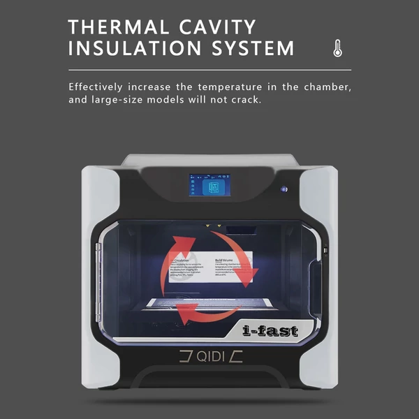 QIDI TECH iFAST 3D nyomtató Nyomtatási méret 330x250x320mm